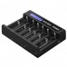 Зарядное устройство XTAR MC6C для аккумуляторных элементов с USB, Type-C, DC кабелем